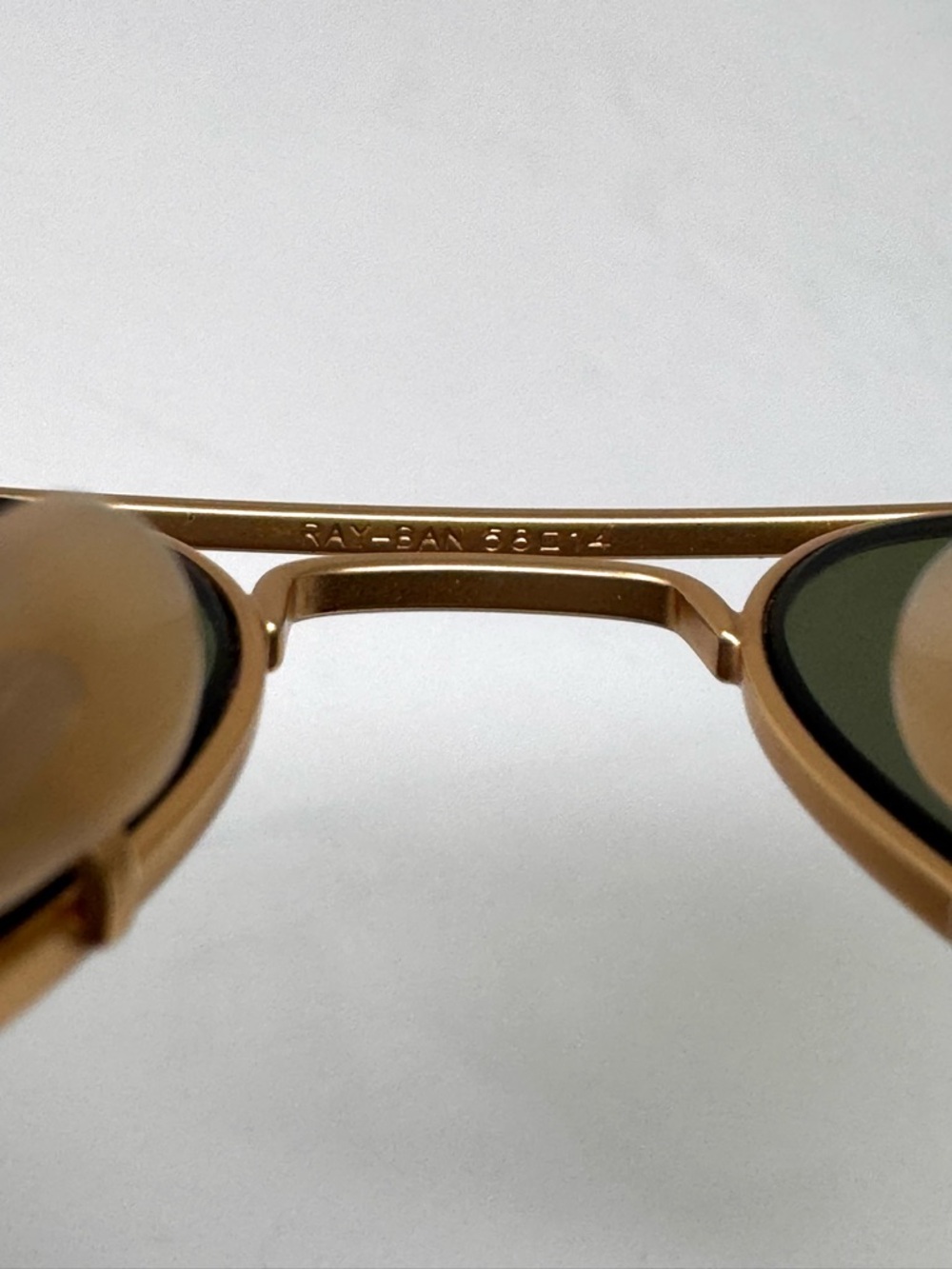 RAY BAN aviator large mirror reflective sunglasses, made in Italy, unisex - Picture 9 of 13